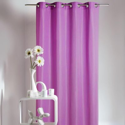 Rideau d'Ameublement en Microfibre Uni HOME MAISON