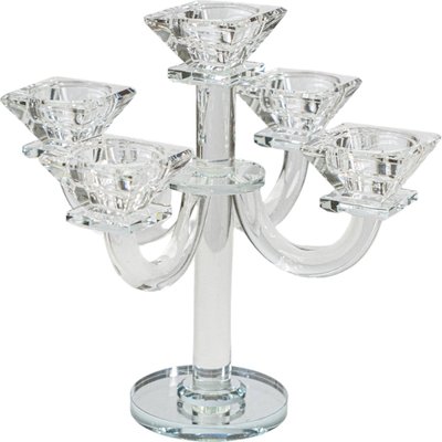 Bougeoir en verre transparent pour une décoration élégante RECOLLECTION