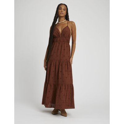 Robe longue broderie anglaise BZB