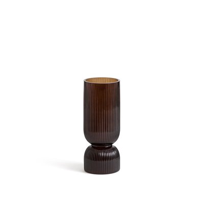 Vase en verre strié H26 cm, Valira LA REDOUTE INTERIEURS