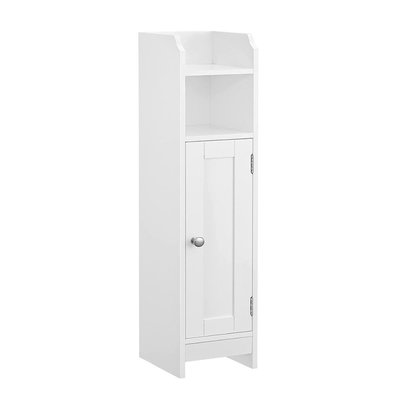 Petit meuble de rangement 1 niche, 1 porte, 1 étagère - H80 cm CALICOSY