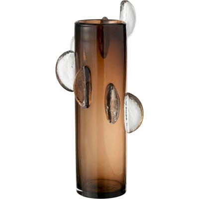 Vase cylindrique en verre RECOLLECTION