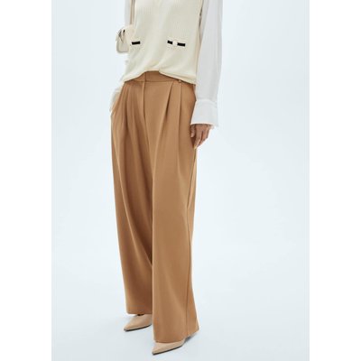 Pantalon pinces wideleg MANGO