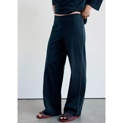 Pantalon de pyjama coton uni MANGO