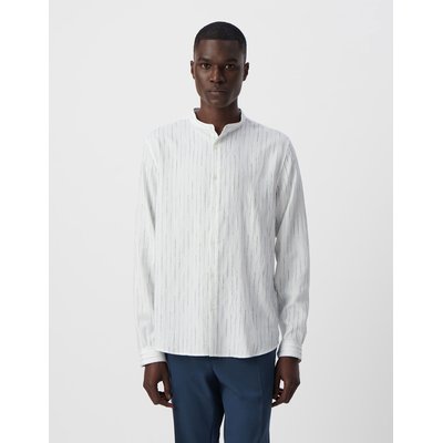 Chemise REGULAR broderies rayures IKKS