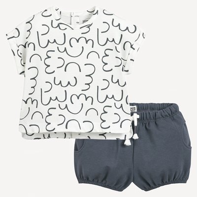 Ensemble 2 pièces T-shirt et bloomer LA REDOUTE COLLECTIONS
