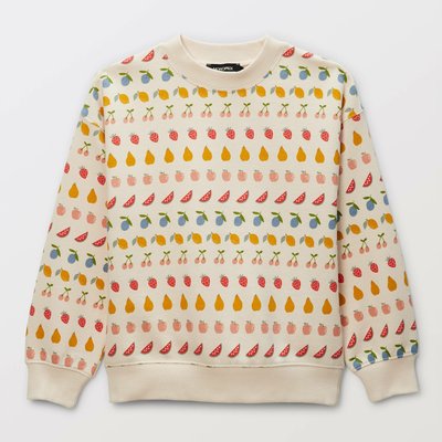 Sweat imprimé en coton BIO GOTS MONOPRIX