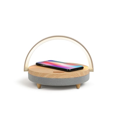Enceinte LED chargeur induction fast charge LIVOO