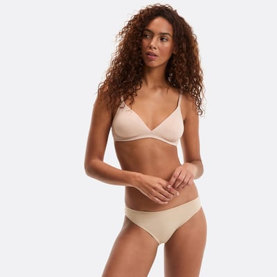 Lot de 2 Slips tout coton uni Cottone LA REDOUTE COLLECTIONS