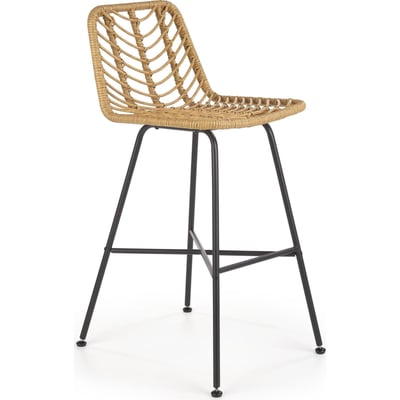 Tabouret de bar en rotin tressé SHEQEL RECOLLECTION