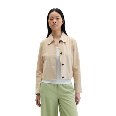 Veste en cuir velours fitted en cuir de chèvre souple MARC O'POLO