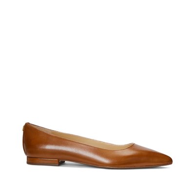 Ballerines en cuir talon plat LAUREN RALPH LAUREN