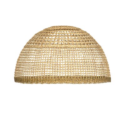 Abat-jour en feuille de palmier et posidonie ∅ 50cm - BIGA RENDEZ-VOUS DÉCO
