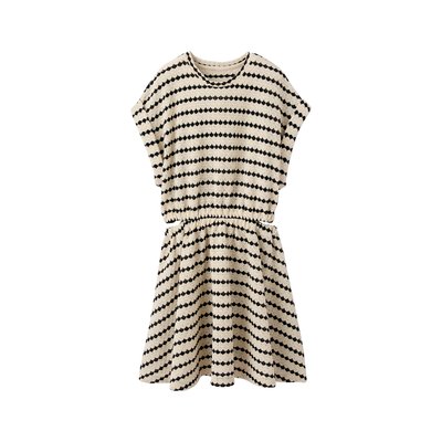 Robe maille fantaisie ajourée côtés JONEN