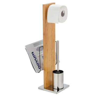 Valet WC 3en1 design bambou Portofino WENKO