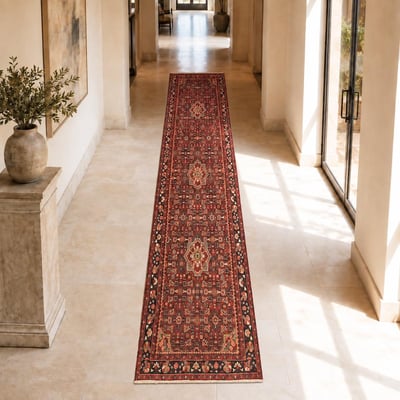 Tapis d'orient, motif oriental, artisanal, noué main, HAMADAN 182 UN AMOUR DE TAPIS
