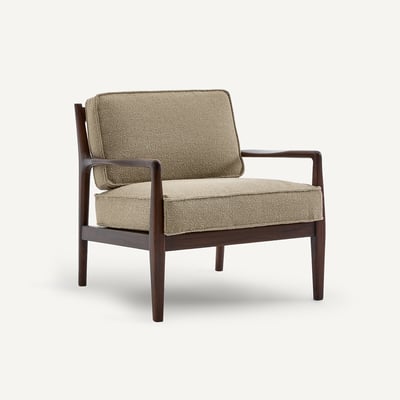 Coussins en tissu texturé, 30% laine, pour fauteuil DILMA AM.PM