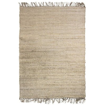 Tapis de salon tressé en jute et coton  INDIRA THE DECO FACTORY
