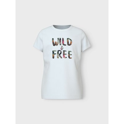 T-shirt met korte mouwen, bedrukte tekst NAME IT