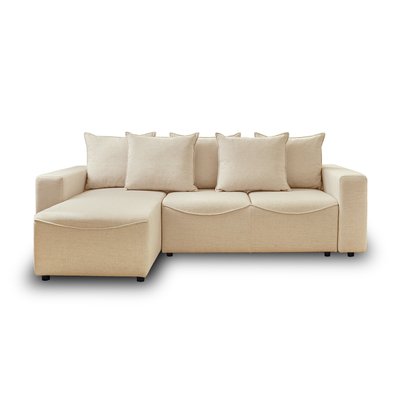 Canapé d'Angle Convertible en Tissu 4 places - CAPUCINE LISA DESIGN