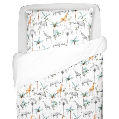 Parure de lit réversible en satin de coton SAFARI SEVIRA KIDS