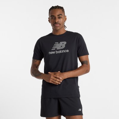 Heathertech Logo T-Shirt T-shirt col rond manches courtes. NEW BALANCE