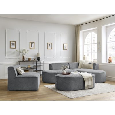 Chauffeuse pour canapé modulable 1 place(s) en tissu texturé, ROUSSEAU BOBOCHIC