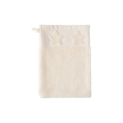 Gant de toilette Monjour Naturel MONJOUR CARRE BLANC
