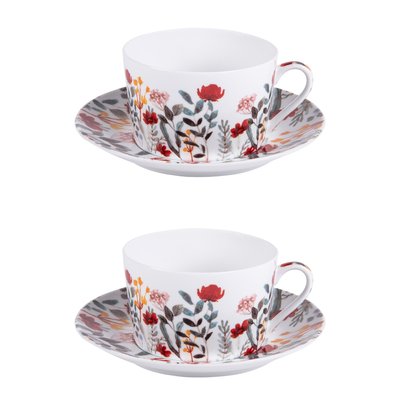 Coffret de 2 petits déjeuners   35 cl-FLOR TABLE PASSION