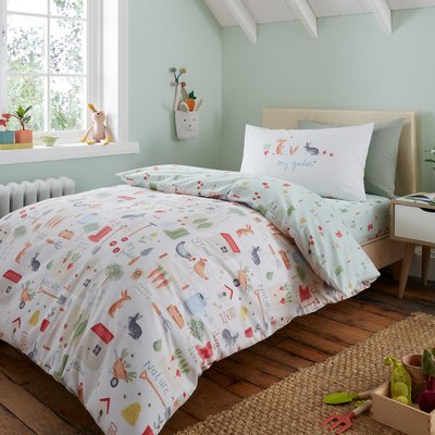 My Allotment Duvet Cover and Pillowcase Set RHS