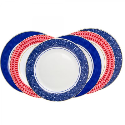 Lot de 6 grandes assiettes, CIRCUS ARTIME