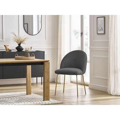 Chaise velours côtelé, LALIE BOBOCHIC