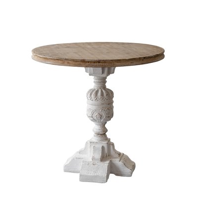 Table Ronde en Bois Recyclé - VICTORIA MATHI DESIGN