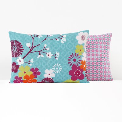 Miss China Floral 100% Cotton Pillowcase LA REDOUTE INTERIEURS