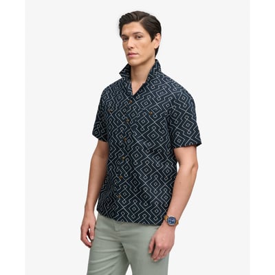 Chemise Manches Courtes Premium Imprimée Plage SUPERDRY