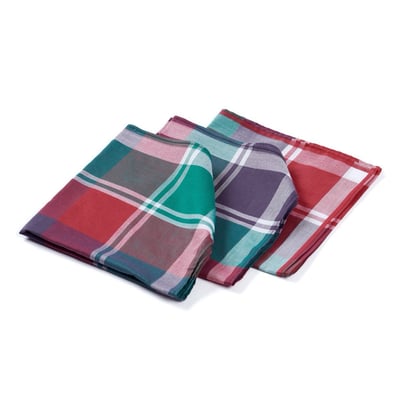 Lot de 6 Mouchoirs Sam - Coton Jacquard TRADITION DES VOSGES