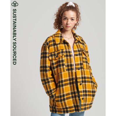 Chemise a carreaux jaune femme La Redoute