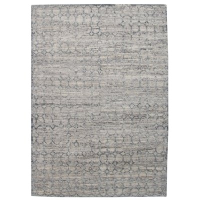 Tapis salon Fangri noué main en laine THEKO