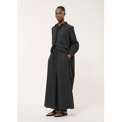Poncho Humility 1949 Côtelé Gris Noir - Fabriqué En Italie - Neuf Avec étiquette