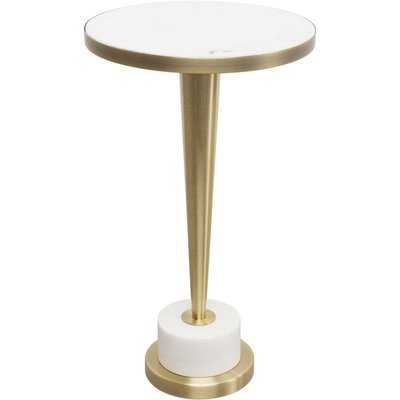 Table d'appoint Coney 30cm blanche KARE DESIGN