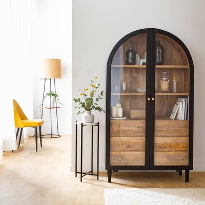 Vitrine en bois de manguier  PAULO MADE IN MEUBLES 
