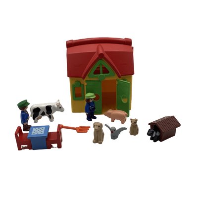 Ferme transportable avec animaux - Playmobil 1.2.3 - Bon état PLAYMOBIL