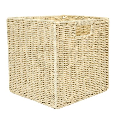 Cube de rangement tressé pliable TOILINUX