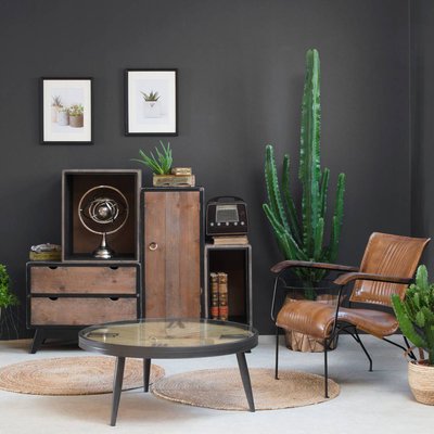 Buffet modulable en bois massif  HOLLYWOOD MADE IN MEUBLES 