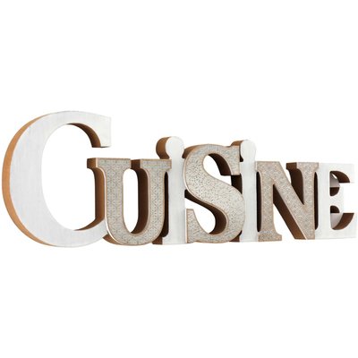 Decoration murale "CUISINE" 42 cm JARDINDECO