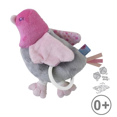 Hochet d'eveil petit oiseau SUCRE D'ORGE