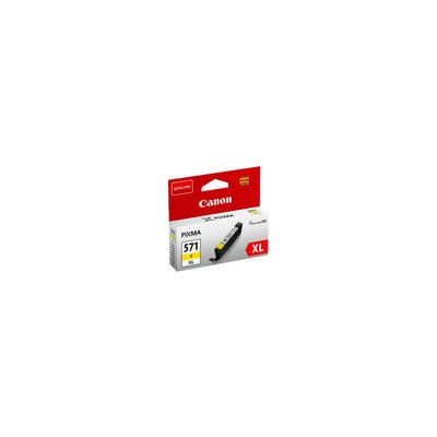 Cartouche d'encre CLI571 XL JAUNE CANON