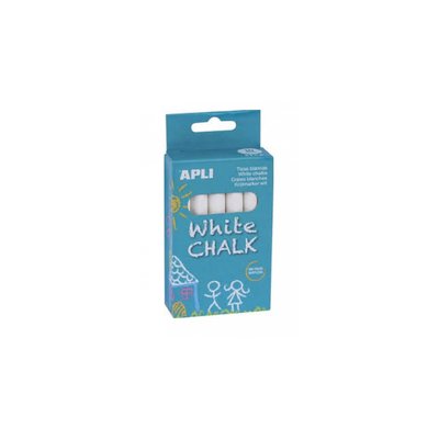 Pochette 10 craies blanches APLI-AGIPA