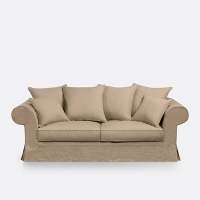 Sofa Adelia, dickes Leinen, Top-Komfort LA REDOUTE INTERIEURS