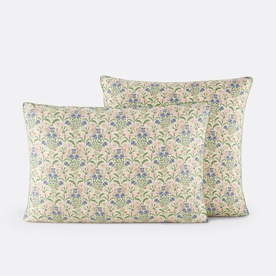 Lizbeth Floral 100% Cotton Satin 300 Thread Count Pillowcase LA REDOUTE INTERIEURS